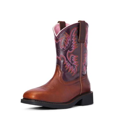 Ariat Work: Krista Steel Toe Zapatos de Seguridad Mujer - Marrones Oscuro (PLAOT2746)